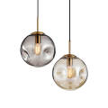 Amber Glass Shade Pendant Lamp Home Decoration